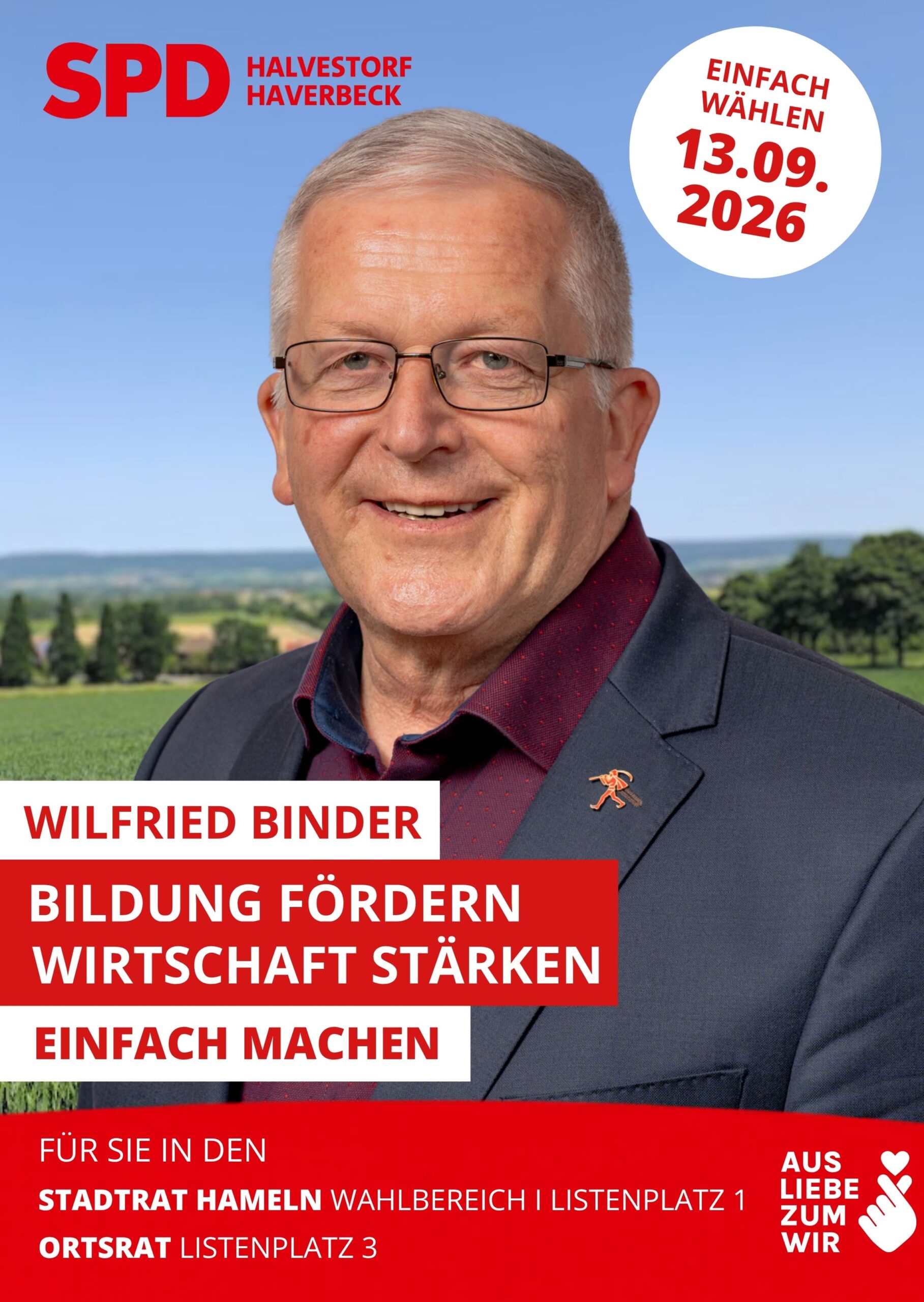 Porträt von Wilfried Binder