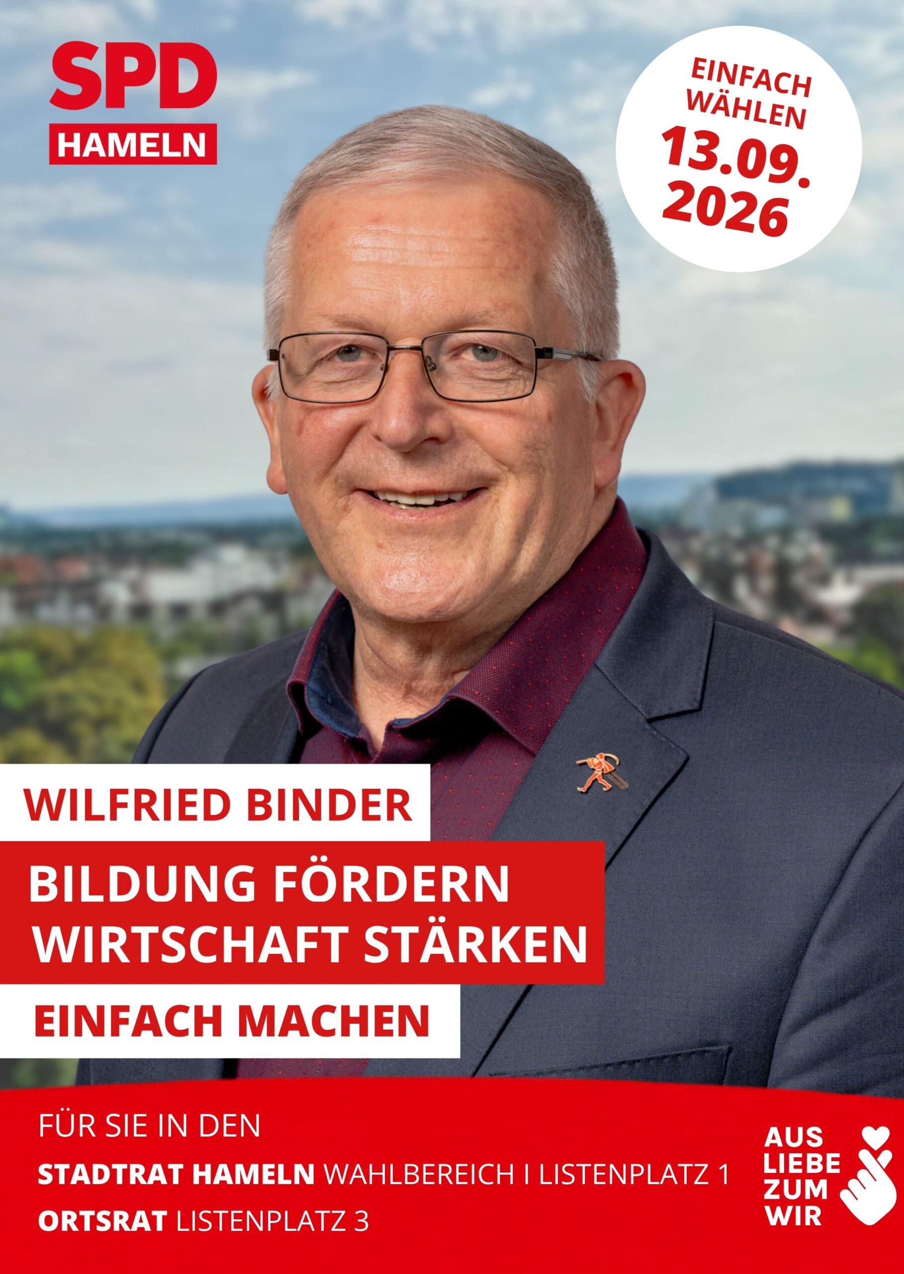 Porträt von Wilfried Binder